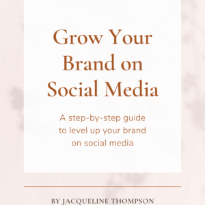 Blush & Brown Modern Minimalist eBook Workbook