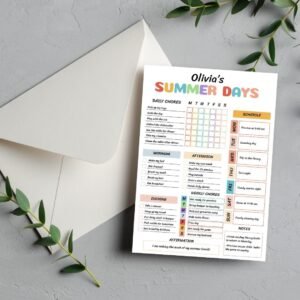 Summer Planner for Kids