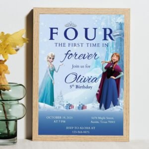 Frozen Birthday Invitation Template