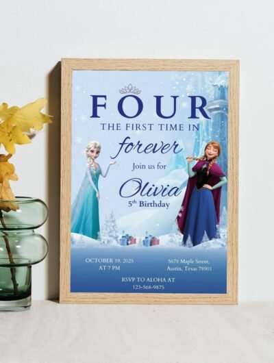 Frozen Birthday Invitation Template