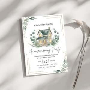 Editable Housewarming Invitation Template